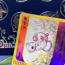 Mew 019/165 Reverse Holo Expedition English Pokemon Card E-Reader Vintage MP + - Image 4