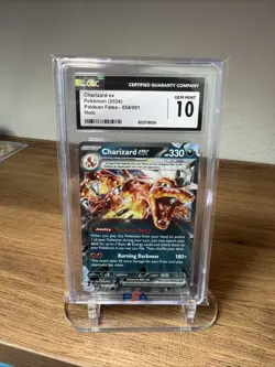 Charizard EX Paldean Fates 054/091 Holo Pokemon Card CGC 10 Gem Mint - Image 1