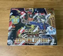 Yugioh Extreme Victory 1st Edition Booster Box TCG CCG Cards Sealed! With Case! - Image 1