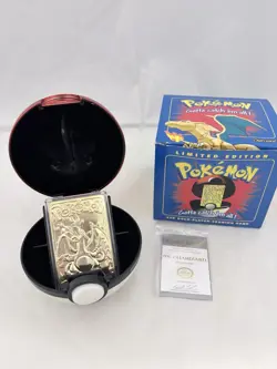 Pre-owned 1999 Burger King Pokemon 23K Gold Plated Trading Card CHARIZARD - Image 3