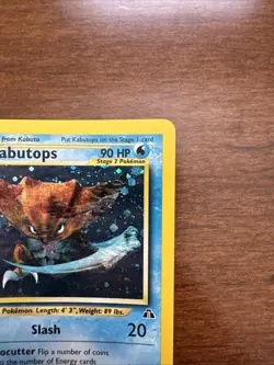 Pokemon TCG Kabutops Neo Discovery Holo Card 6/75 Unlimited Rare - Image 3