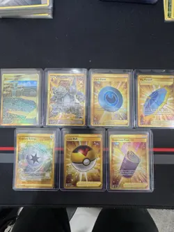 Pokemon TCG Gold Secret Rare Card Lot NM Condition - Image 1