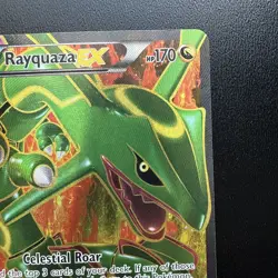FREE SHIPPING Rayquaza EX Full Art Ultra Rare Card Dragons Exalted 123/124 MP - Image 3
