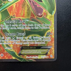 FREE SHIPPING Rayquaza EX Full Art Ultra Rare Card Dragons Exalted 123/124 MP - Image 4