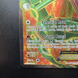 FREE SHIPPING Rayquaza EX Full Art Ultra Rare Card Dragons Exalted 123/124 MP - Image 5