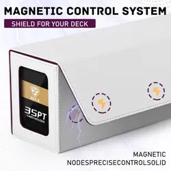 MTG Card Deck Box with Display Window,Card Storage Box Holds 600+ Single-Sl - Image 5