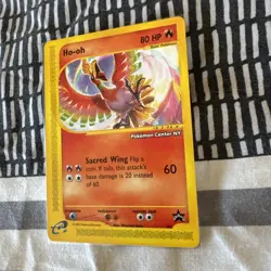 Ho-Oh 52 Black Star Promo Card 2002 Wizards of the Coast - Image 2