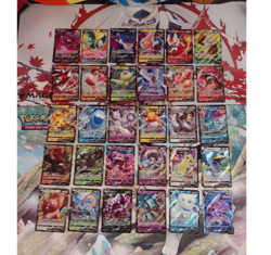 Pokemon 100 Official TCG Cards Lot with Ultra Rare Included - V Vmax GX + HOLOS - Image 3