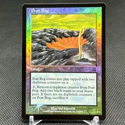 Peat Bog 322/350 Mercadian Masques MMQ Foil English MTG Card #C3D3 - Image 1