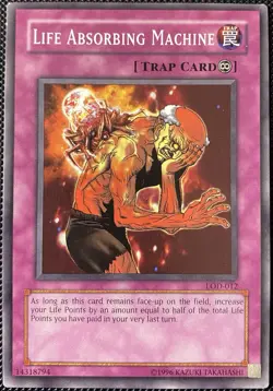 Life Absorbing Machine LOD-012 Legacy of Darkness-Unlimited - Yugioh Card - Image 1
