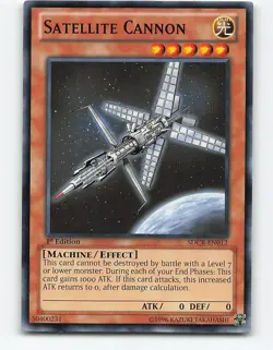 Satellite Cannon #SDCR-EN012 1st Edition. Yugioh Card - Image 1
