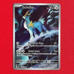 Cobalion 144/086 Illustration Rare - Pokemon Card TCG - SV: Black Bolt - NM - Image 1