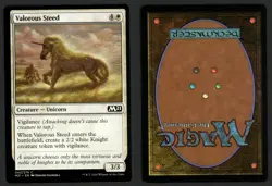 ***Valorous Steed Upside Down Misprint*** MTG Magic 2021 Magic Kid Icarus - Image 1