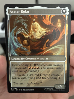 The Legend of Roku, Magic: The Gathering Near Mint, Mythic Rare, TLA 145 - Image 2