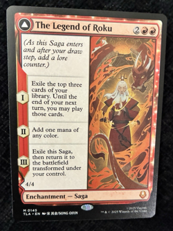 The Legend of Roku, Magic: The Gathering Near Mint, Mythic Rare, TLA 145 - Image 3