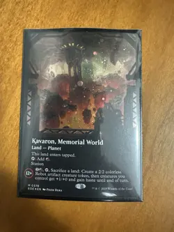 x1 MTG EOE Kavaron Memorial World Galaxy Foil 0376 Pack Fresh - Image 1