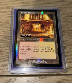 2024 Magic The Gathering SACRED FOUNDRY Retro Frame Foil SERIALIZED #/500 - Image 1