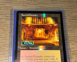 2024 Magic The Gathering SACRED FOUNDRY Retro Frame Foil SERIALIZED #/500 - Image 3
