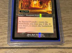 2024 Magic The Gathering SACRED FOUNDRY Retro Frame Foil SERIALIZED #/500 - Image 4