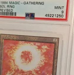 1994 MTG Sol Ring Revised Edition PSA 9 Mint Magic The Gathering Rare Artifact - Image 3