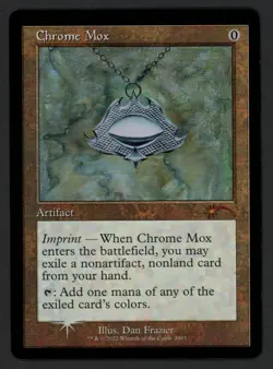 ***FOIL Chrome Mox Retro Border Secret Lair*** MTG Promo Magic Kid Icarus - Image 1