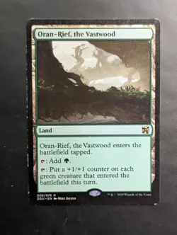 Oran-Rief, the Vastwood #28 (MP) Elves vs Inventors DDU Magic MTG - Image 1