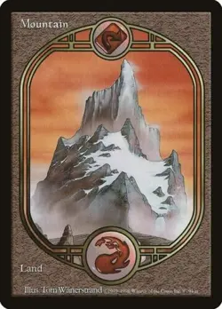 Mountain Unglued Full Art (c)Basic Land NM MTG L4 - Image 1