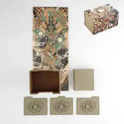 Empyrean Canvas Groudon Kyogre Rayquaza Dicewinder Deck Box Mana Moon Pokemon - Image 1