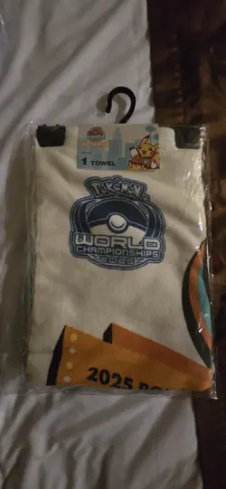 2025 Pokemon World Championships Pikachu Towel - Image 1