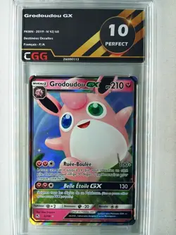Carte pokemon Francais Wigglytuff GX (HIF 42) Destinees Occultes CGG 10 26000113 - Image 1