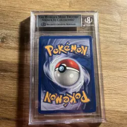 Pokemon TCG Eevee Black Star Promo Holo Pokemon League BGS PSA 7.5 Near Mint + - Image 2