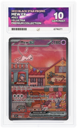 Pokemon Cards Mew ex 053 Black Star Promo ACE 10 Pokemon 151 UPC GEM MINT - Image 1