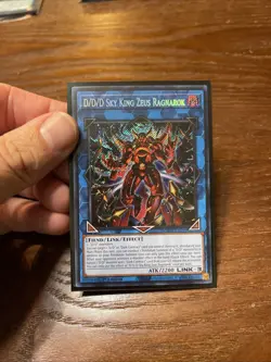 Yu-Gi-Oh D/D/D Sky King Zeus Ragnarok DOOD-EN049 Secret Rare Near Mint - Image 1