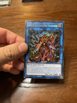 Yu-Gi-Oh D/D/D Sky King Zeus Ragnarok DOOD-EN049 Secret Rare Near Mint - Image 2