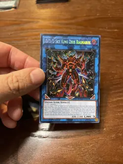 Yu-Gi-Oh D/D/D Sky King Zeus Ragnarok DOOD-EN049 Secret Rare Near Mint - Image 4