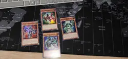 Yugioh Berserkion The ElectroMagna Warrior Set with Alpha+Beta+Gamma SDMY 1st ed - Image 1