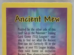 ANCIENT MEW HOLO FOIL CARD 2000 POKEMON MOVIE PROMO FACTORY SEALED CELLO PACK - Image 2