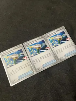 Pokemon Tcg 3x Electric Generator Trainer Card 170/198 Player Prize - Image 1