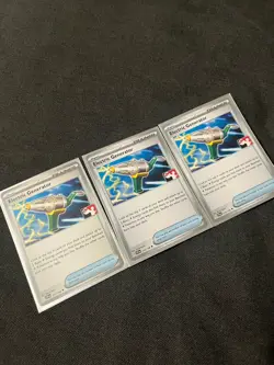 Pokemon Tcg 3x Electric Generator Trainer Card 170/198 Player Prize - Image 2