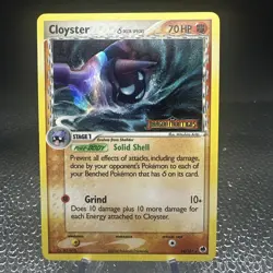 Cloyster 14/101 - Stamped HOLO RARE - EX Dragon Frontiers - POKEMON CARD - NM - Image 1