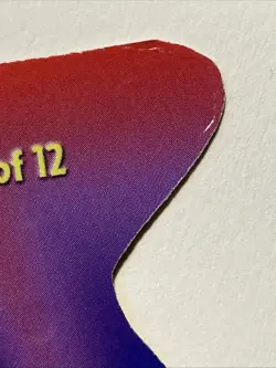 VILEPLUME Die-cut Pokemon Card TCG Topps Tv Animation Edition EV6 of 12 - Image 3