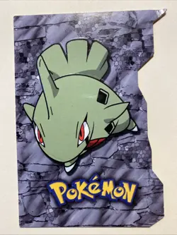 LARVITAR Die-cut Pokemon Card TCG Topps Tv Animation Edition 16 of 18 - Image 1