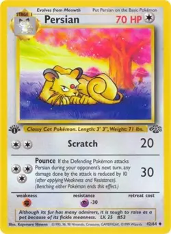 Pokemon Persian NM Unlimited Normal Jungle - Image 1