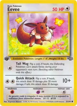Pokemon Eevee NM Unlimited Normal Jungle - Image 1