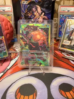 One Piece Card Game Roronoa Zoro OP06-118 SEC NM English - Image 1