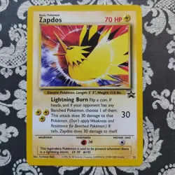 Zapdos 23/53 Wotc Promo Regular Vintage Pokemon Card - Image 1