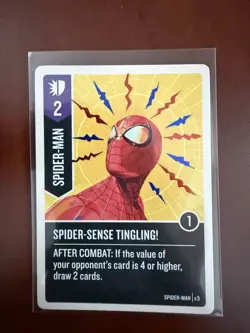 Unmatched Promo Foil Card Spider-sense Tingling! Marvel - Image 1