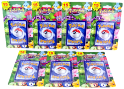 Lot of 7 Pokemon TCG Factory Sealed Mystery Packs 15 cards +Promo 2012 CHARIZRDU - Image 1
