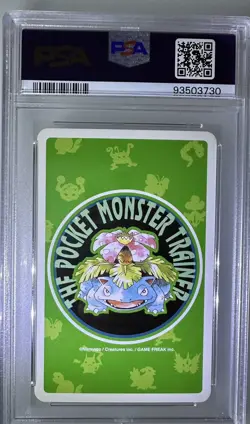 1996 Pokemon Aerodactyl Green Back Poker Playing Card 10 of Clubs- PSA 10 POP 13 - Image 2