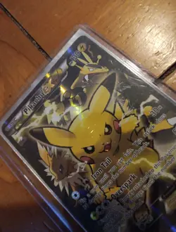 Pokemon TCG Pikachu EX Hyper Rare Card XY124 Black Star Promo Near Mint - Image 5